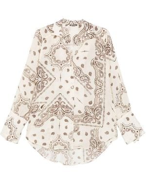 VENUJA Beach Oversided Shirt - White