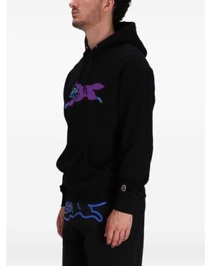 ICECREAM Running Dog Popover Hoodie - Black