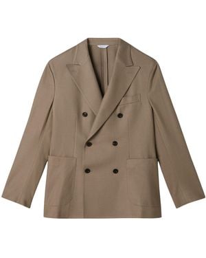 Boglioli Double-Breasted Jacket - Natural