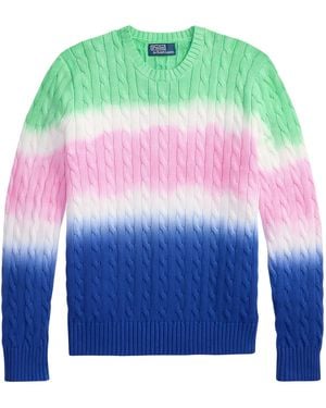 Polo Ralph Lauren Dip-Dyed Jumper - Blue