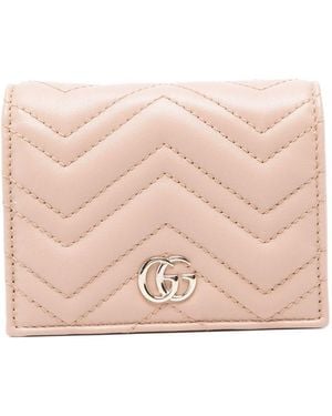 Gucci Gg Marmont Small Leather Wallet - Pink