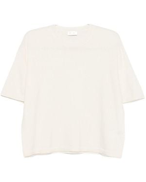 Soft Goat Cashmere T-Shirt - White