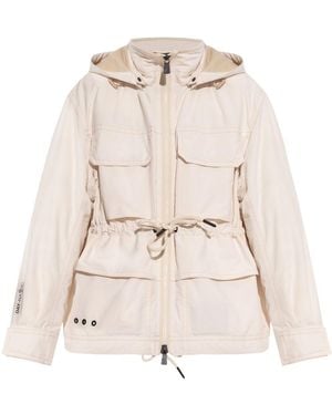 Moncler Nimba Parka Coat - Natural