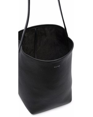 The Row Park Tote Medium Leather Tote - Black