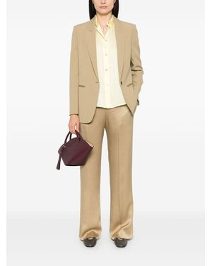 Forte Forte Straight Leg Trousers - Natural