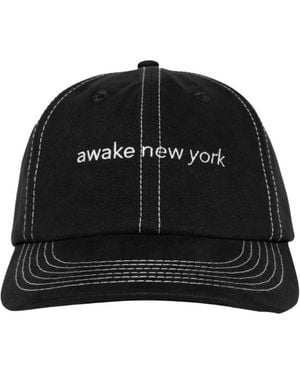AWAKE NY 6 Panel Hat - Black