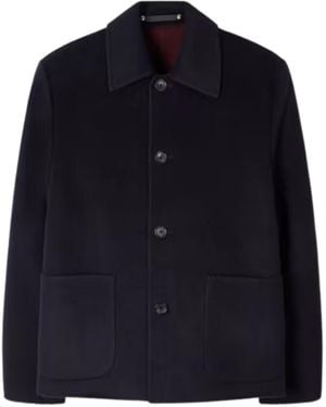 Paul Smith Wool Coat - Blue