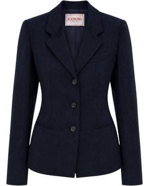 Iceberg Blazer Monopetto Sartoriale - Blu