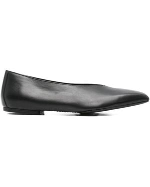 Rick Owens Leather Ballet Flats - Grey