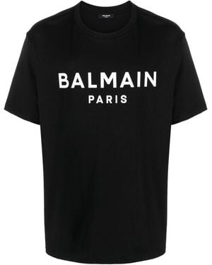 Balmain Cotton T-Shirt - Black