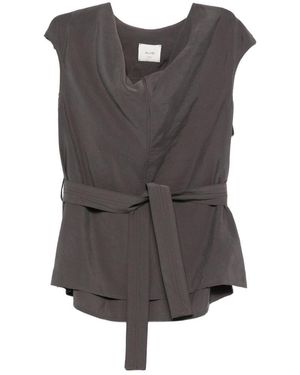 Alysi Sleeveless Top - Grey