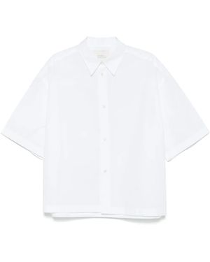 Studio Nicholson Cotton Bermuda Shorts - White