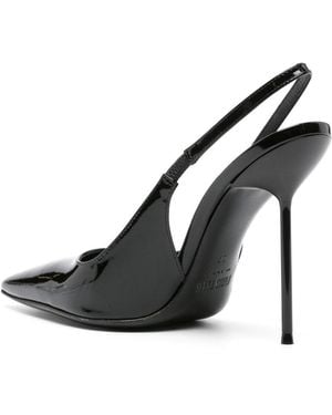 Paris Texas Lidia Patent Leather Pumps - Black