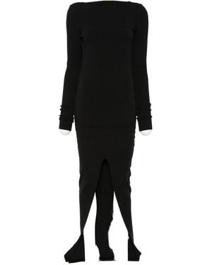 Rick Owens Long Dress - Black