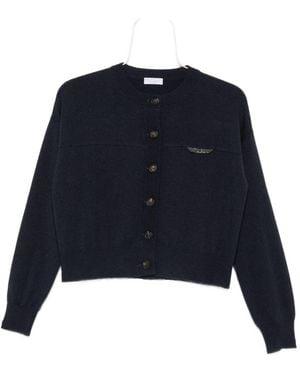 Brunello Cucinelli Cashmere Cardigan - Blue