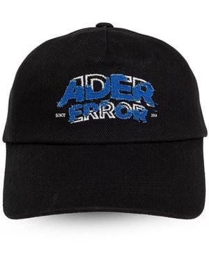 Adererror Baseball Cap With Logo - Black