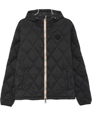 Burberry Hescott Nylon Blouson Jacket - Black