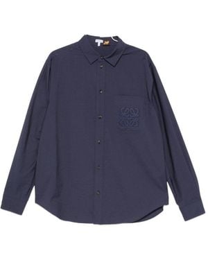 Loewe Paula's Ibiza Cotton Blend Shirt - Blue