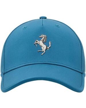 Ferrari Baseball Cap With Logo - Blue