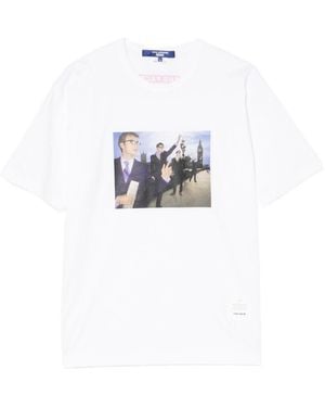 Junya Watanabe Printed T-Shirt - White