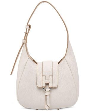 Hogan Mini Borsa Hobo - Bianco