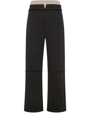Peuterey Plurals X Tony Effe Monti Bmat Cotton Trousers - Black