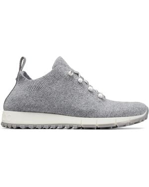 Jimmy Choo Veles Pearl Embellished Trainers - White