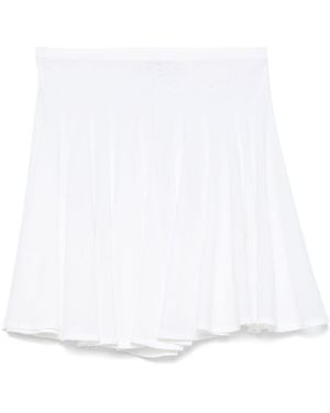 Alaïa Skater Mini Skirt - White