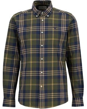 Barbour Edgar Tailored Long-Sleeved Shirt - Green