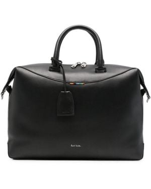 Paul Smith Leather Duffle Bag - Black