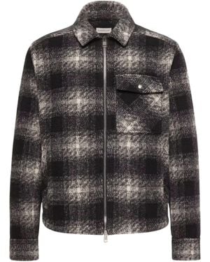 Moncler Zip-Up Overshirt - Black