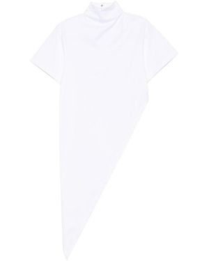 Alaïa Cotton Asymmetric Top - White