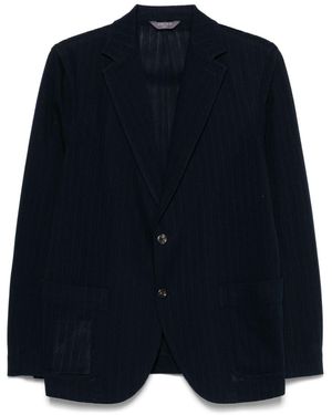 Circolo 1901 Cotton Single-Breasted Jacket - Blue