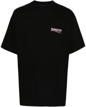 Balenciaga Large Fit T-Shirt - Black