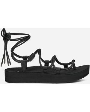 Teva Midform Infinity Tie Sandals - Black