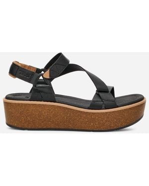 Teva Madera Wedge Sandals - Black