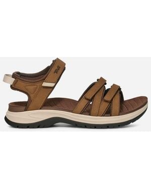 Teva Tirra Sport Leather Hiking Sandals - Black
