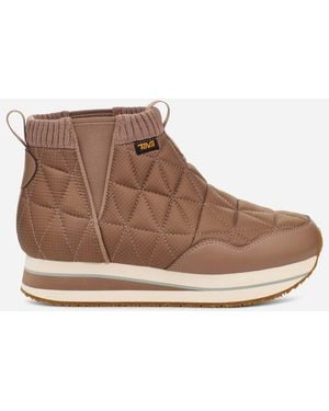 Teva Reember Mid Platform Boots - Brown