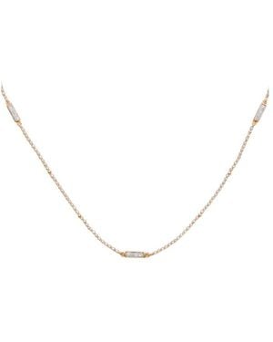 Shana Gulati Zira Long Beaded Necklace - Metallic