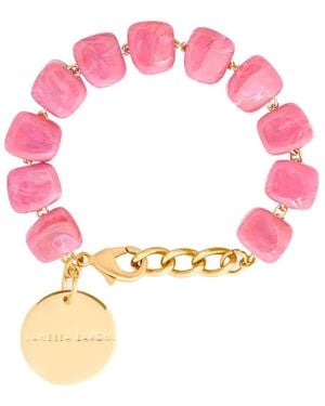 Vanessa Baroni Mini Organic Shaped Bracelet - Pink