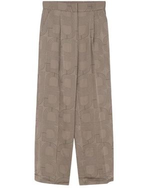 Day Birger et Mikkelsen Phoebe Embroidered Logo Trousers - Grey