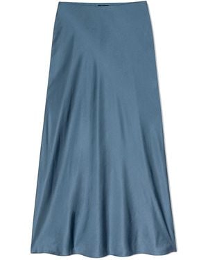 Rails Anya Satin Slip Skirt - Blue