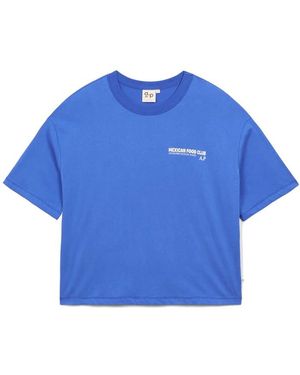 AP Mexican Food Organic Cotton T-Shirt - Blue