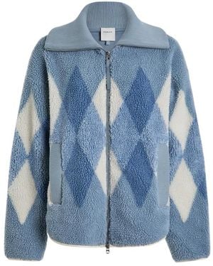 Varley Franca Sherpa Jacquard Jacket - Blue