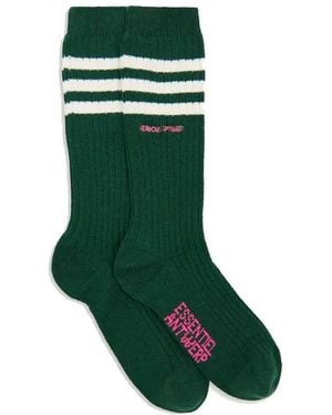 Essentiel Antwerp Kallet Ribed Socks - Green