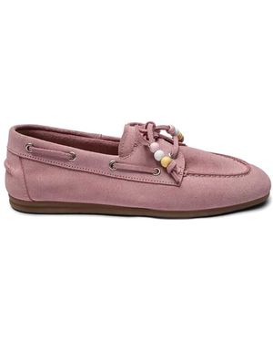 Pavement Marin Pearls Suede Loafer - Pink