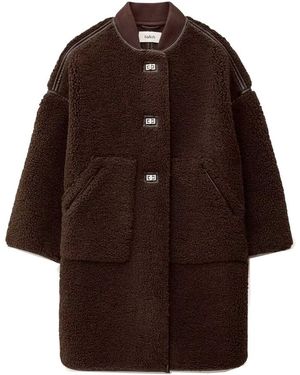 Ba&sh Millie Faux Fur Coat - Brown