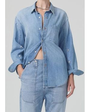 Citizens of Humanity Kayla Denim Shirt - Blue