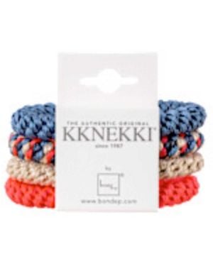 KKNEKKI Hair Tie Bundle 4 Pack - White