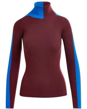 Essentiel Antwerp Iffort Rollneck Jumper - Red